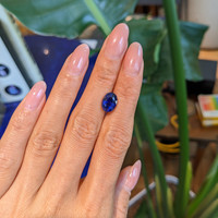 4.07 Ct. Blue Sapphire from Ceylon (Sri Lanka) Life Style
