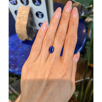 4.07 Ct. Blue Sapphire from Ceylon (Sri Lanka) Life Style