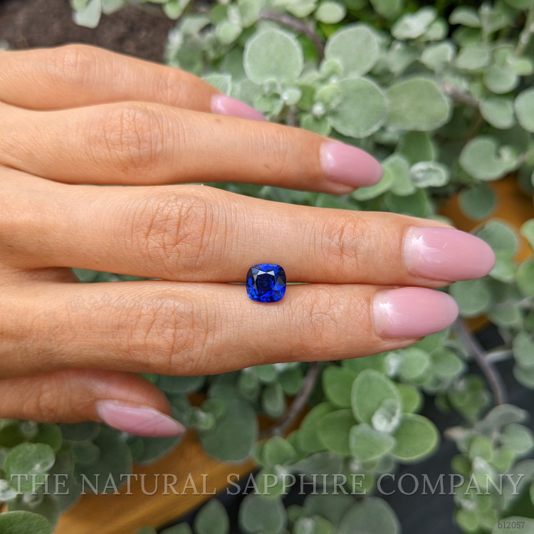 2.07 Ct. Blue Sapphire from Ceylon (Sri Lanka)