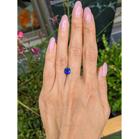 2.07 Ct. Blue Sapphire from Ceylon (Sri Lanka) Life Style