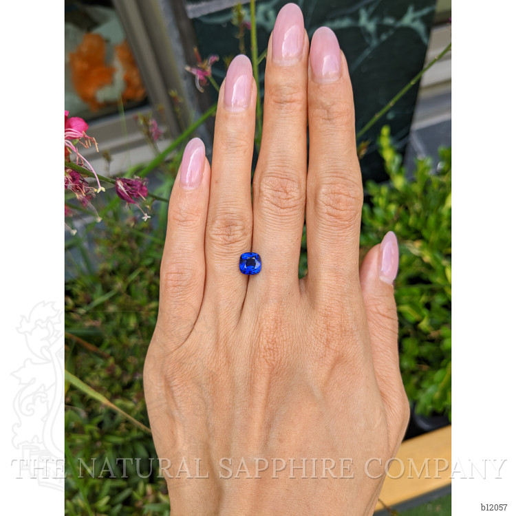 2.07 Ct. Blue Sapphire from Ceylon (Sri Lanka)