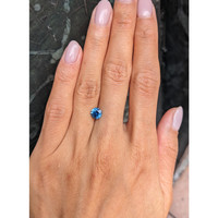 1.16 Ct. Greenish Blue Sapphire from Montana Life Style
