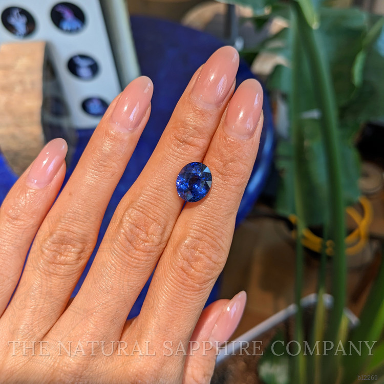 6.50 Ct. Blue Sapphire from Ceylon (Sri Lanka)