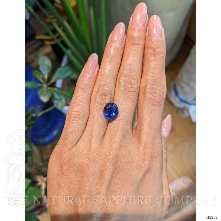 6.50 Ct. Blue Sapphire from Ceylon (Sri Lanka)
