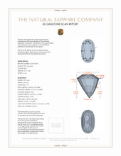 1.88 Ct. Sapphire from Madagascar 3 D Scan Report