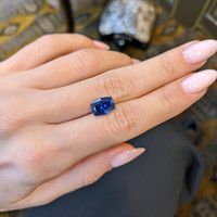 3.87 Ct. Blue Sapphire from Montana Life Style