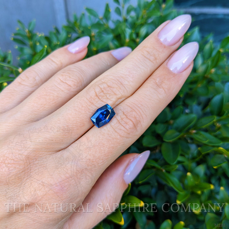 3.87 Ct. Blue Sapphire from Montana