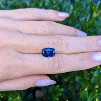3.87 Ct. Blue Sapphire from Montana Life Style