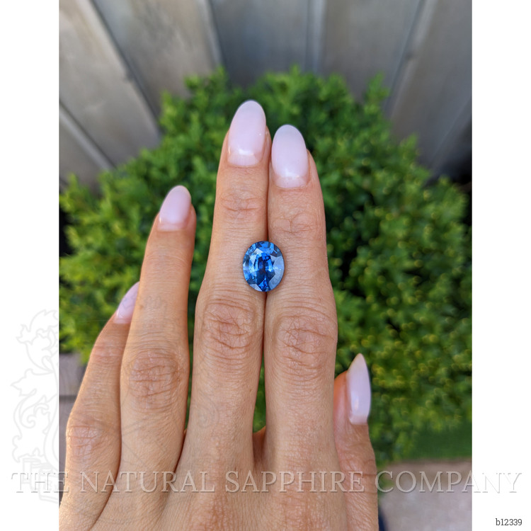 5.15 Ct. Blue Sapphire from Ceylon (Sri Lanka)