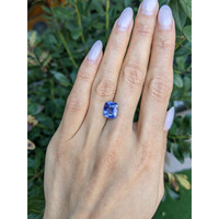 4.58 Ct. Blue Sapphire from Ceylon (Sri Lanka) Life Style