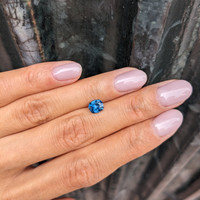 1.07 Ct. Greenish Blue Sapphire from Montana Life Style