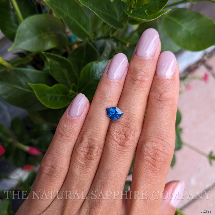 1.84 Ct. Blue Sapphire from Ceylon (Sri Lanka)