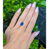 2.37 Ct. Blue Sapphire from Madagascar Life Style