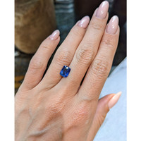2.37 Ct. Blue Sapphire from Madagascar Life Style