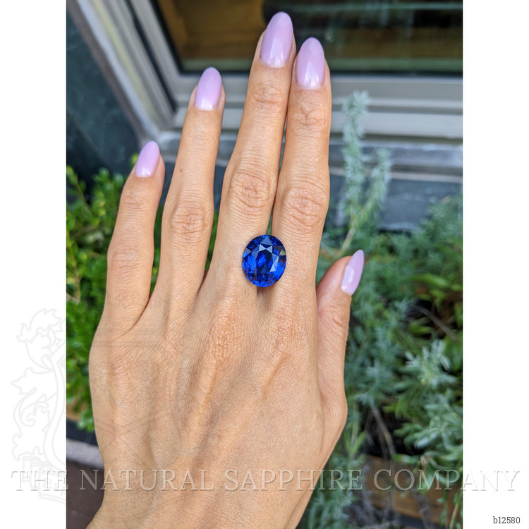 15.67 Ct. Blue Sapphire from Ceylon (Sri Lanka)