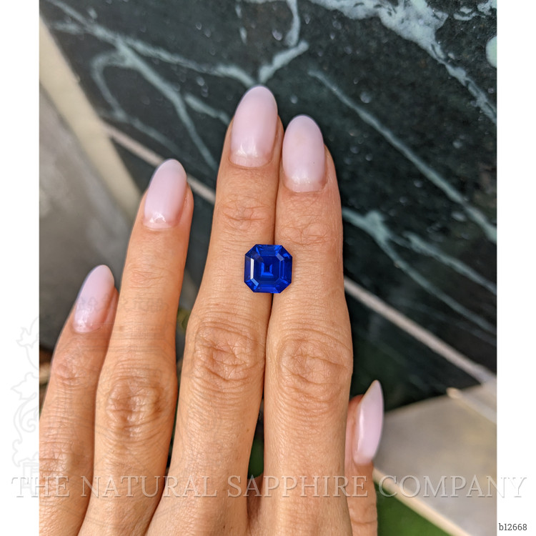 5.16 Ct. Blue Sapphire from Ceylon (Sri Lanka)