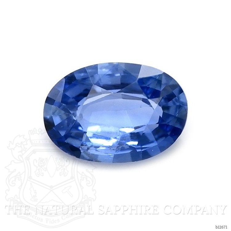 0.59 Ct. Blue Sapphire from Ceylon (Sri Lanka)
