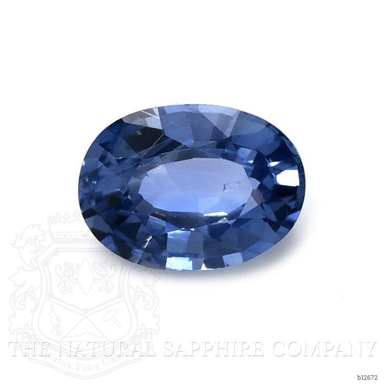 0.71 Ct. Blue Sapphire from Ceylon (Sri Lanka)