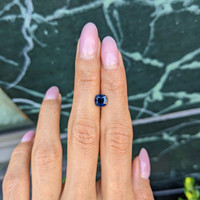 1.52 Ct. Blue Sapphire from Thailand Life Style