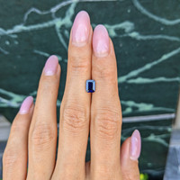 1.07 Ct. Blue Sapphire from Thailand Life Style