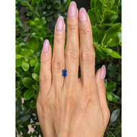 1.20 Ct. Blue Sapphire from Thailand Life Style
