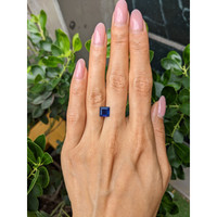 1.94 Ct. Blue Sapphire from Thailand Life Style