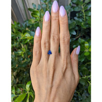 1.31 Ct. Blue Sapphire from Thailand Life Style