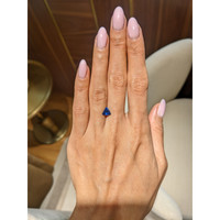 1.31 Ct. Blue Sapphire from Thailand Life Style