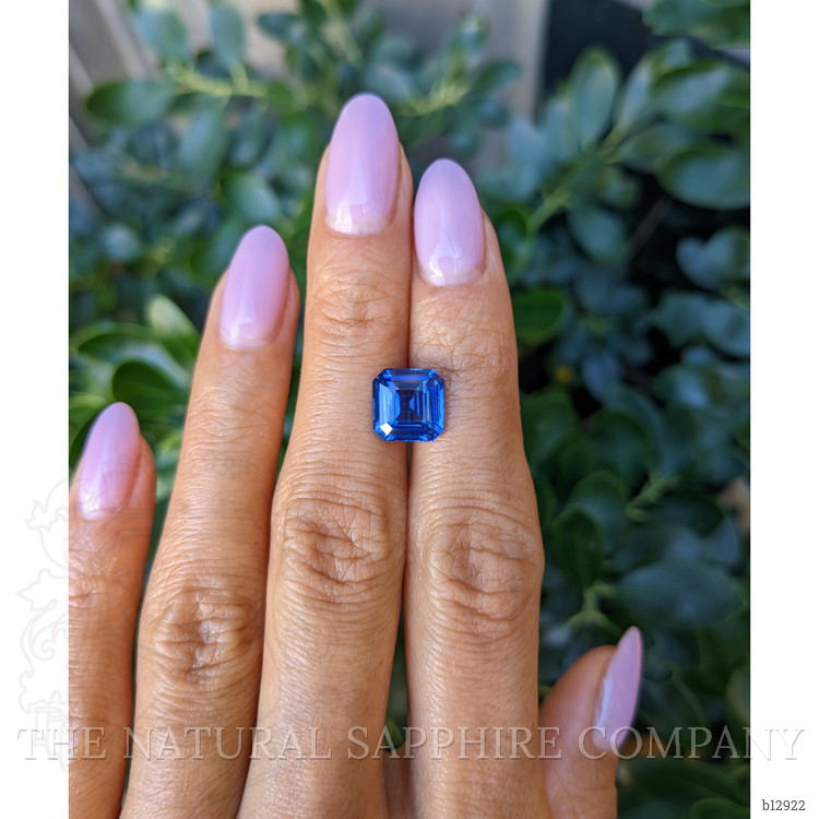 4.08 Ct. Blue Sapphire from Ceylon (Sri Lanka)