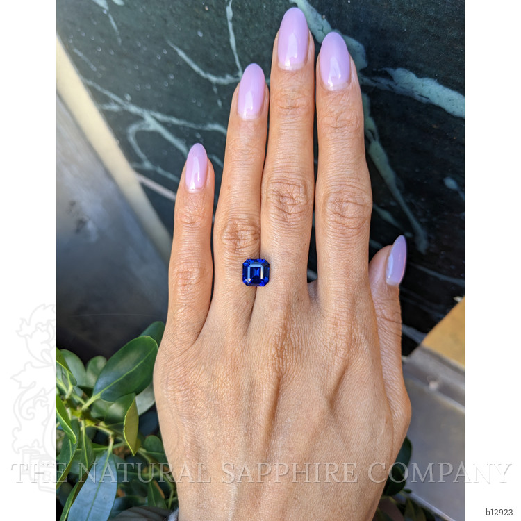 4.08 Ct. Blue Sapphire from Ceylon (Sri Lanka)