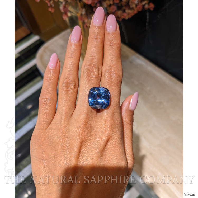 24.60 Ct. Blue Sapphire from Ceylon (Sri Lanka)