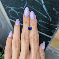 1.57 Ct. Blue Sapphire from Ceylon (Sri Lanka) Life Style