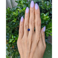 1.57 Ct. Blue Sapphire from Ceylon (Sri Lanka) Life Style