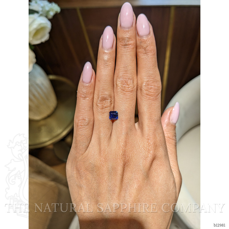1.57 Ct. Blue Sapphire from Ceylon (Sri Lanka)