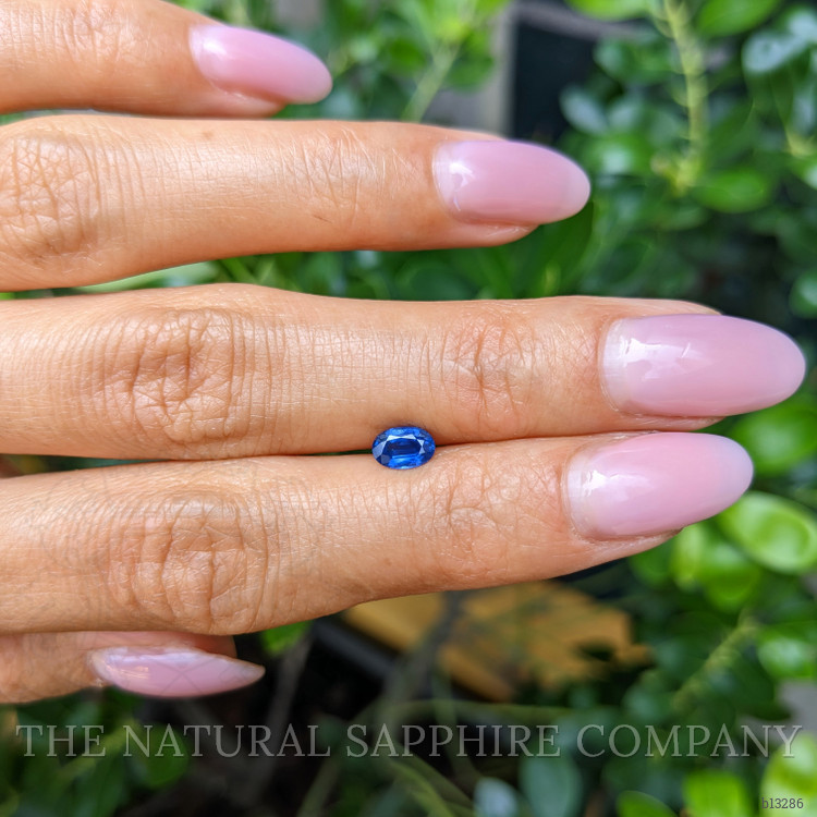 0.61 Ct. Blue Sapphire from Thailand
