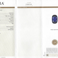 3.99 Ct. Sapphire from Ceylon (Sri Lanka) Scan Report