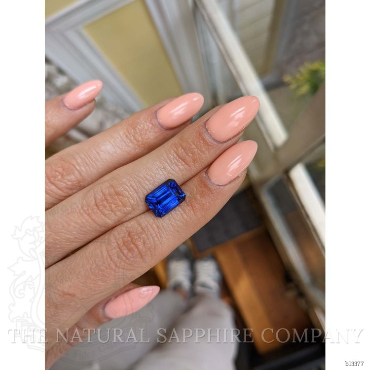 5.23 Ct. Blue Sapphire from Ceylon (Sri Lanka)