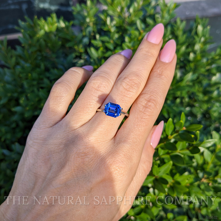 3.53 Ct. Blue Sapphire from Ceylon (Sri Lanka)