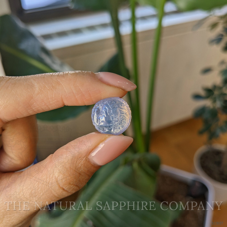 15.87 Ct. Blue Sapphire from Ceylon (Sri Lanka)