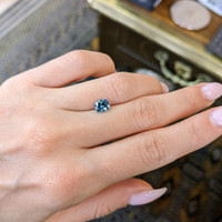 1.21 Ct. Greenish Blue Sapphire from Montana Life Style