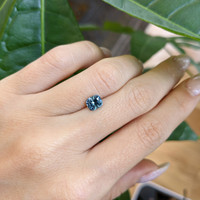 1.21 Ct. Greenish Blue Sapphire from Montana Life Style