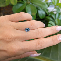 1.21 Ct. Greenish Blue Sapphire from Montana Life Style