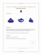 2.41 Ct. Blue Sapphire from Ceylon (Sri Lanka) Appraisal