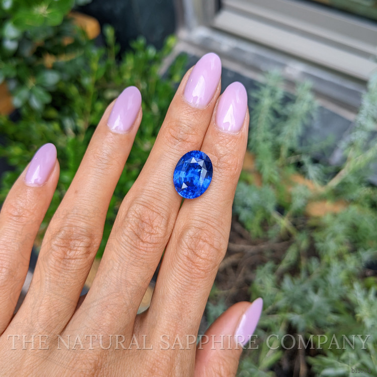 10.49 Ct. Blue Sapphire from Ceylon (Sri Lanka)
