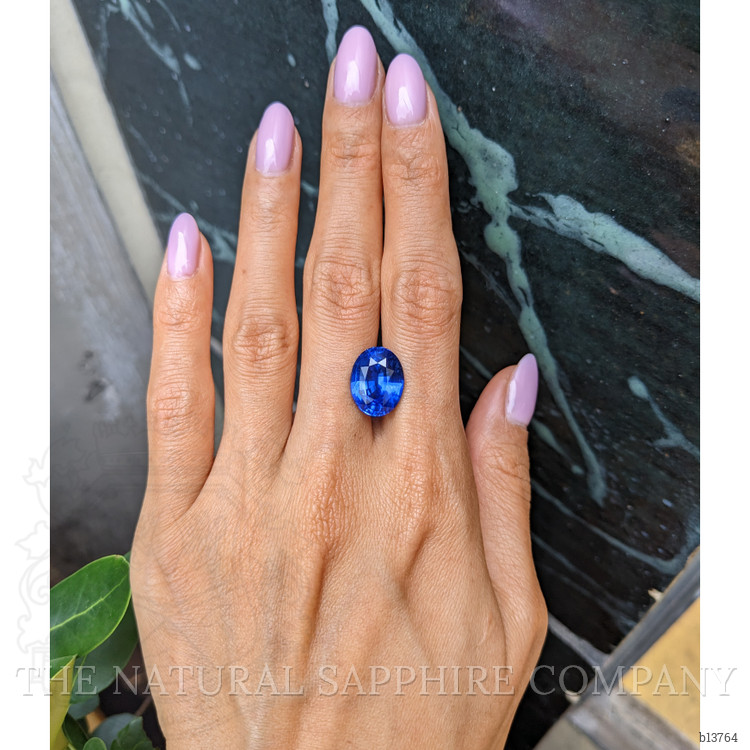 10.49 Ct. Blue Sapphire from Ceylon (Sri Lanka)