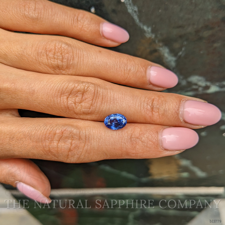 2.55 Ct. Blue Sapphire from Ceylon (Sri Lanka)