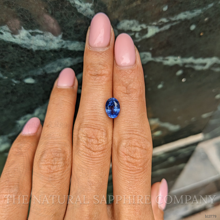 2.55 Ct. Blue Sapphire from Ceylon (Sri Lanka)