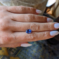 2.55 Ct. Blue Sapphire from Ceylon (Sri Lanka) Life Style