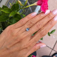 0.60 Ct. Blue Sapphire from Ceylon (Sri Lanka) Life Style