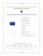 1.53 Ct. Blue Sapphire from Ceylon (Sri Lanka) Scan Report